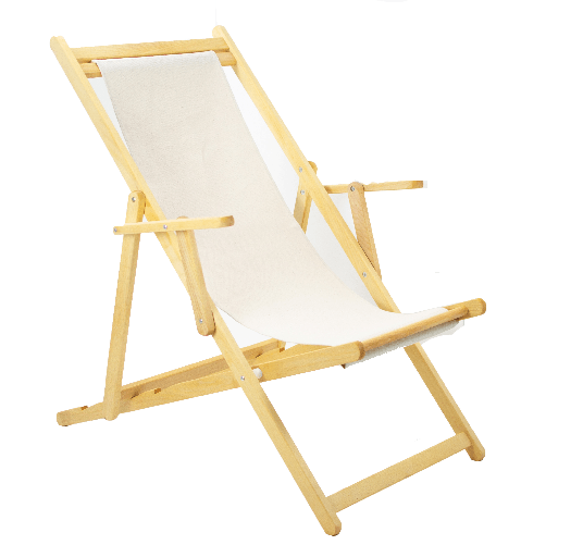 Sdraio Malibù | pieghevole in legno per giardino colorato Malibù poltrona sofa