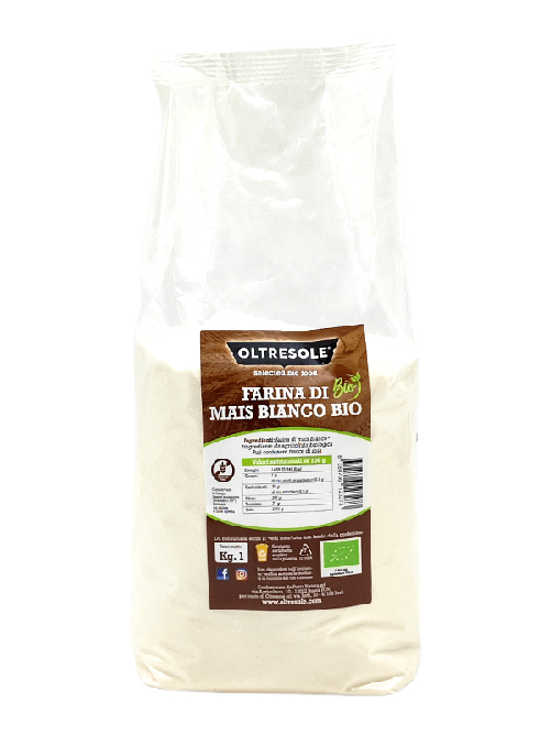FARINA DI MAIS BIANCO 1 Kg | Oltresole