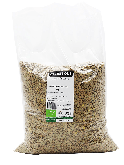 LENTICCHIE VERDI BIO 5 Kg | Oltresole