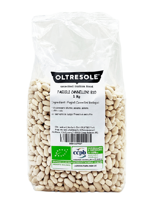 FAGIOLI CANNELLINI BIO 1 Kg | Oltresole