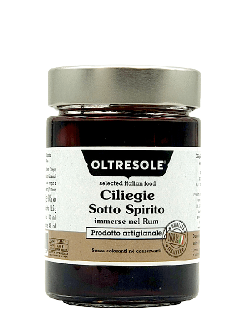 CILIEGIE SOTTO SPIRITO AL RUM 300 g | Oltresole