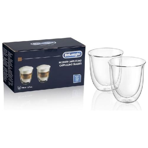 Delonghi De’Longhi 5513214601 bicchiere da caffè Trasparente 2 pz 190 ml