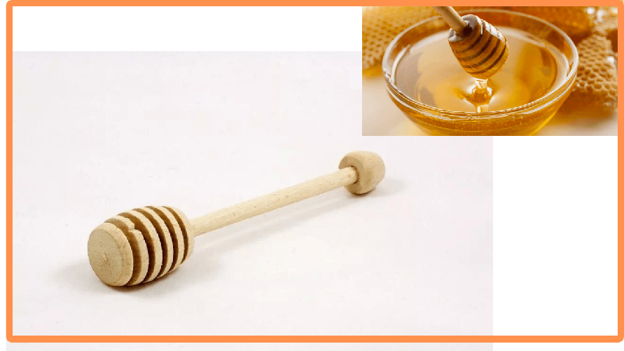 Spargimiele dosatore bastoncino per miele cucchiaio in legno dosamiele mielino ideale per tisane miele dolci salato