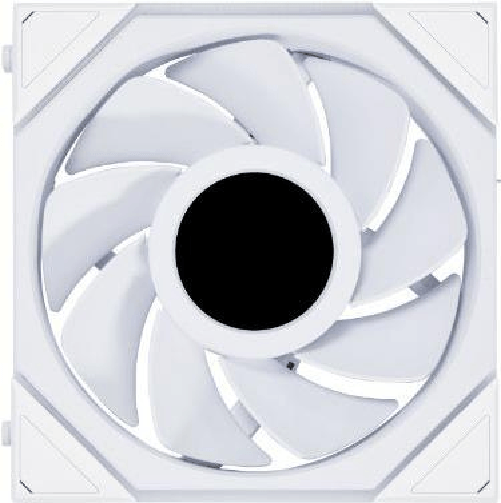 Lian Li 12RTLLCD1W sistema di raffreddamento per computer Case per computer Ventilatore 12 cm Bianco 1 pz