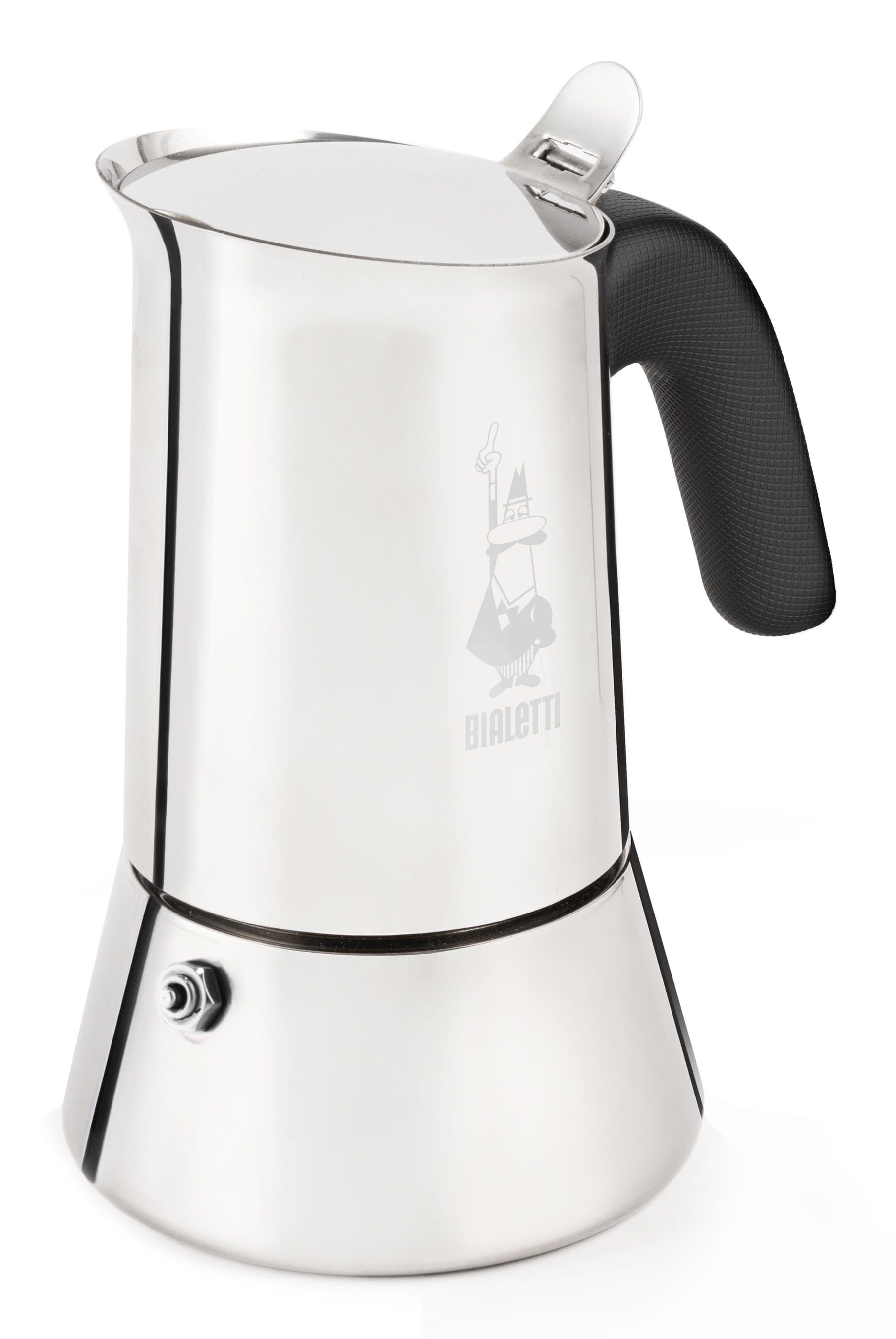 Bialetti New Venus Caffettiera in Acciaio Inox Adatta all'Induzione 6 Tazze Argento Bialetti Venus 6 Tazze