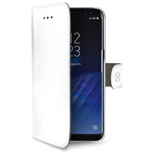 Celly Wally custodia per cellulare 14,7 cm (5.8") Custodia a libro Bianco