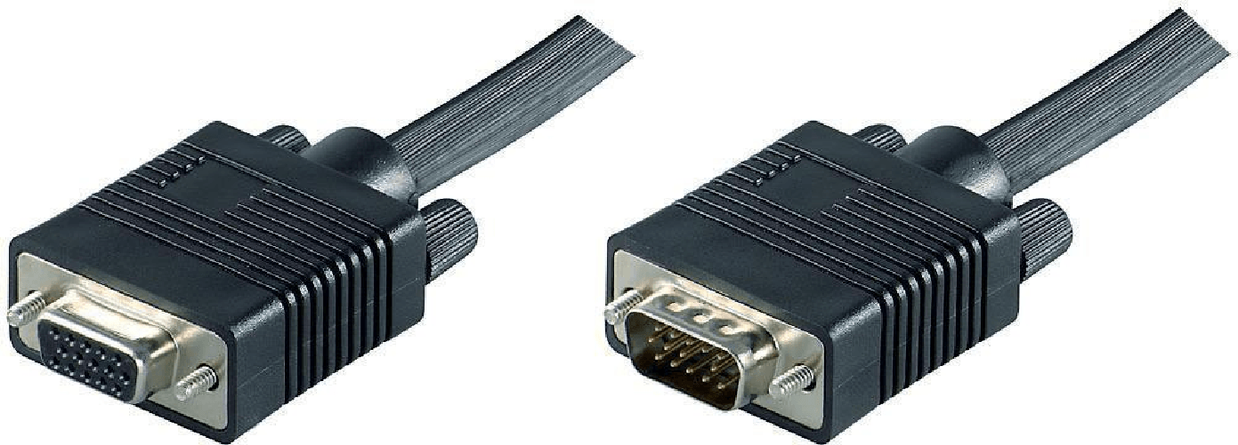 Microconnect MONGH5B cavo VGA 5 m VGA [D-Sub] Nero (Full HD SVGA HD15 Extension 5m - Extension cable, Black - Resolution Microconnect MONGH5B cavo VGA