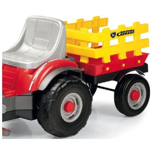 Peg Perego Trattore a Pedali Mini Tony Tigre con Rimorchio Peg Perego Mini Tony Tigre Trattore cavalcabile