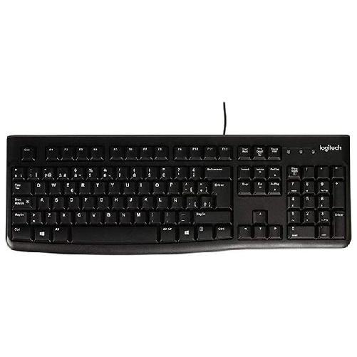 Logitech K120 Corded Keyboard tastiera Universale USB QWERTY Spagnolo Nero Logitech K120