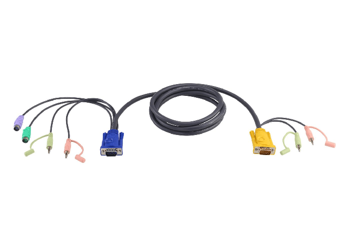 ATEN Cavo KVM PS/2 con SPHD 3 in 1 e Audio – 3 m