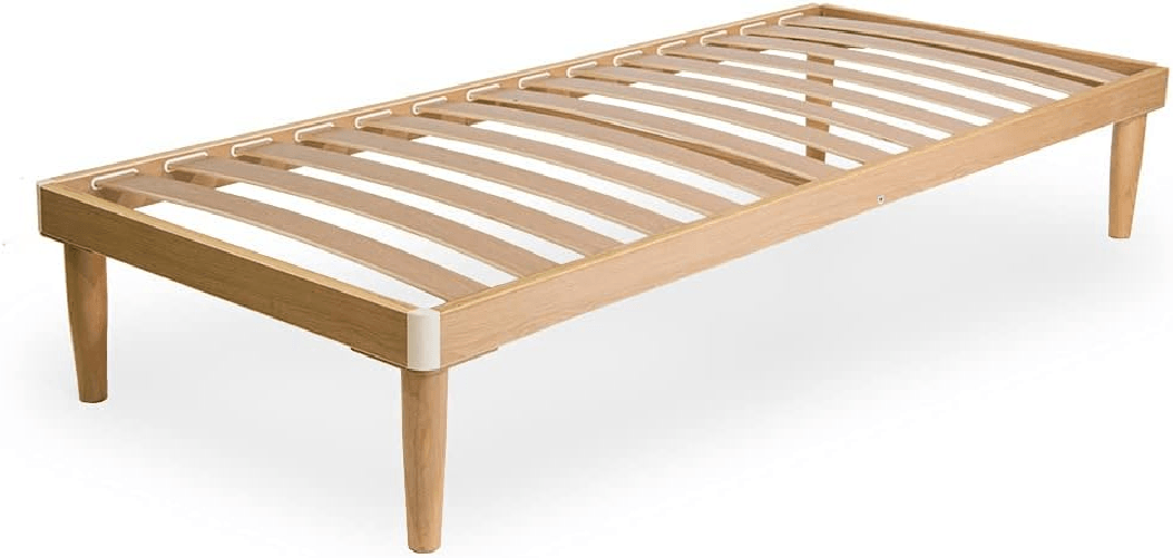 Qualydorm - Rete Ortopedica in Legno di Faggio 80x190 Singola Alta 37cm con 14 doghe da 6.8 cm