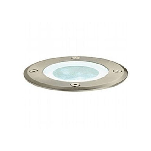 Segnapasso Da Esterno Moderno Route Alluminio E Vetro Cromo 1 Luce Gu10