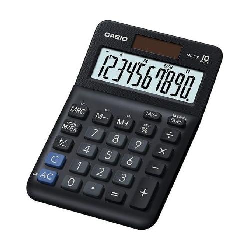 Casio MS-10F calcolatrice Desktop Calcolatrice di base Nero (Casio MS-10F 10 Digit Semi Desk Calculator) Casio MS-10F calcolatrice Desktop Calcolatric