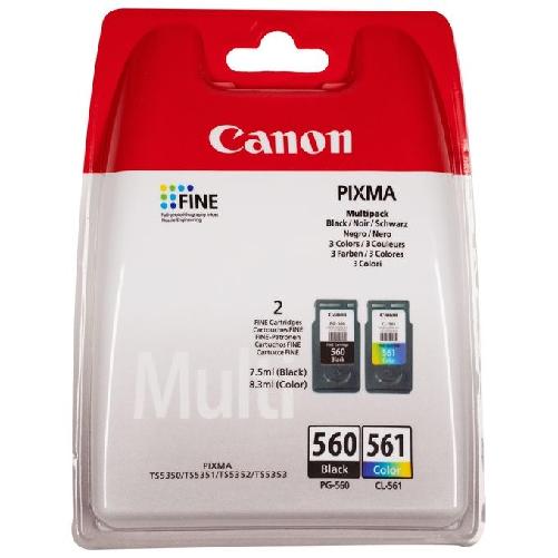 Canon Multipack con cartucce di inchiostro nero PG-560 e a colori CL-561