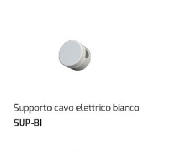 Supporto Cavo Elettrico Bianco
