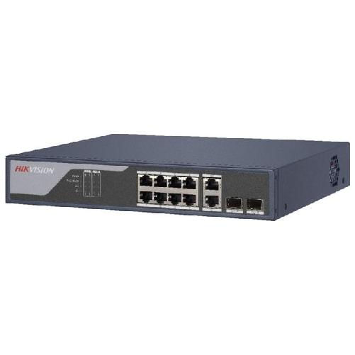Hikvision DS-3E1310P-SI switch di rete Gestito L2 Gigabit Ethernet (10/100/1000) Supporto Power over Ethernet (PoE) Nero