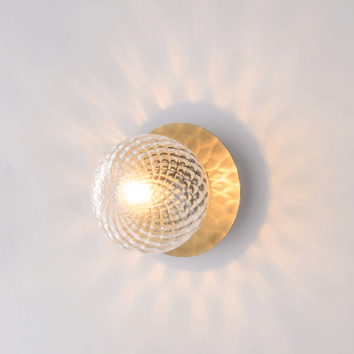 Applique Contemporanea Armonia Metallo Bronzo 1 Luce E14