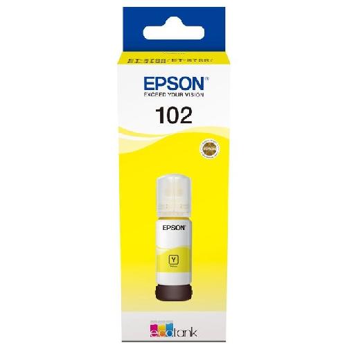 Epson INK EPSON C13T03R440 GIALLO Flacone da 70ml x EcoTank ET-2700 ET-2750 ET-3750 ET-4750 ET-2850 ET-3850 ET-4850 ET Epson 102 EcoTank Yellow ink bo