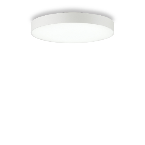 Plafoniera Moderna Halo Alluminio Bianco Led 32W 4000K Luce Naturale