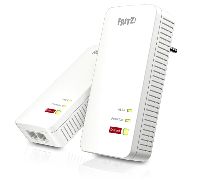 Avm FRITZ!Powerline 1240 AX WLAN Set 1200 Mbit-s Collegamento ethernet LAN Wi-Fi Bianco 2 Pezzi FRITZ!Powerline 1240 AX WLAN Set 1200 Mbit/s Collegame