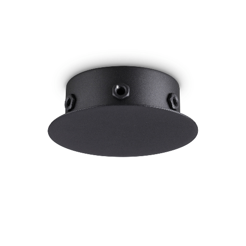 Rosone Magnetico All In Metallo Nero 6 Luci