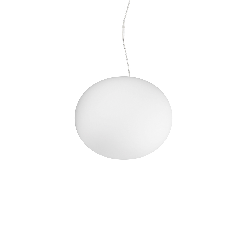 Lampadario A Sospensione Contemporaneo Cotton Metallo Bianco1 Luce E27 42W Ip20