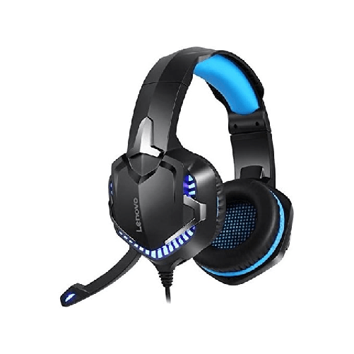 Lenovo Cuffie da gioco (Gaming) HS15 3D Stereo con microfono regolabile e effetto LED RGB