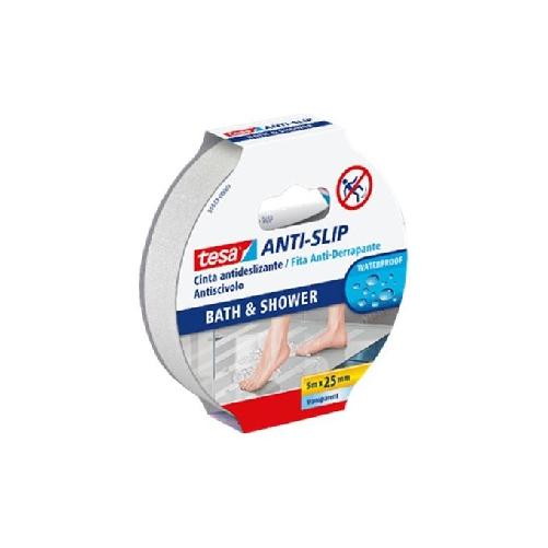 Tesa Nastro Adesivo TESA Anti-slip bath & shower 5 m Antiscivolo Tesa Nastro Antisdrucciolo 25X5Mt Per Doccia