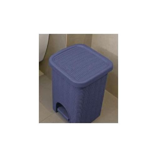 Stefanplast 30118 Pattumiera da Bagno Elegance Blu Navy 6Lt 20,5x20,5x28cm