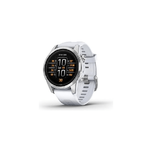 Garmin epix Pro (Gen 2) 3,05 cm (1.2") AMOLED 42 mm Digitale 390 x 390 Pixel Touch screen Argento Wi-Fi GPS (satellitare)