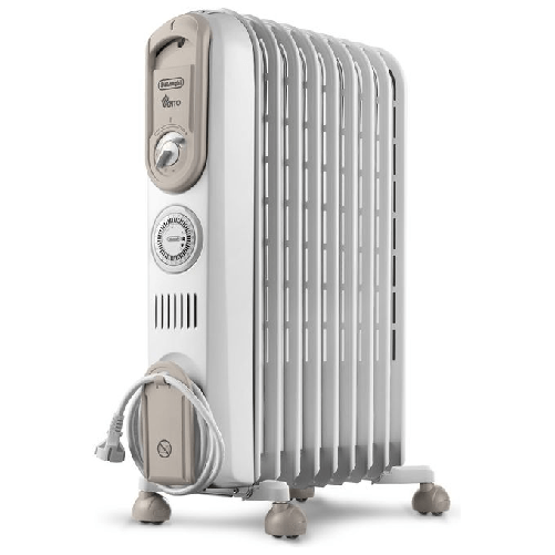 Delonghi De’Longhi V550918T.WB Interno Bianco 1800 W Riscaldatore ambiente elettrico a olio De’Longhi V550918T.WB Interno Bianco 1800 W Riscaldatore a