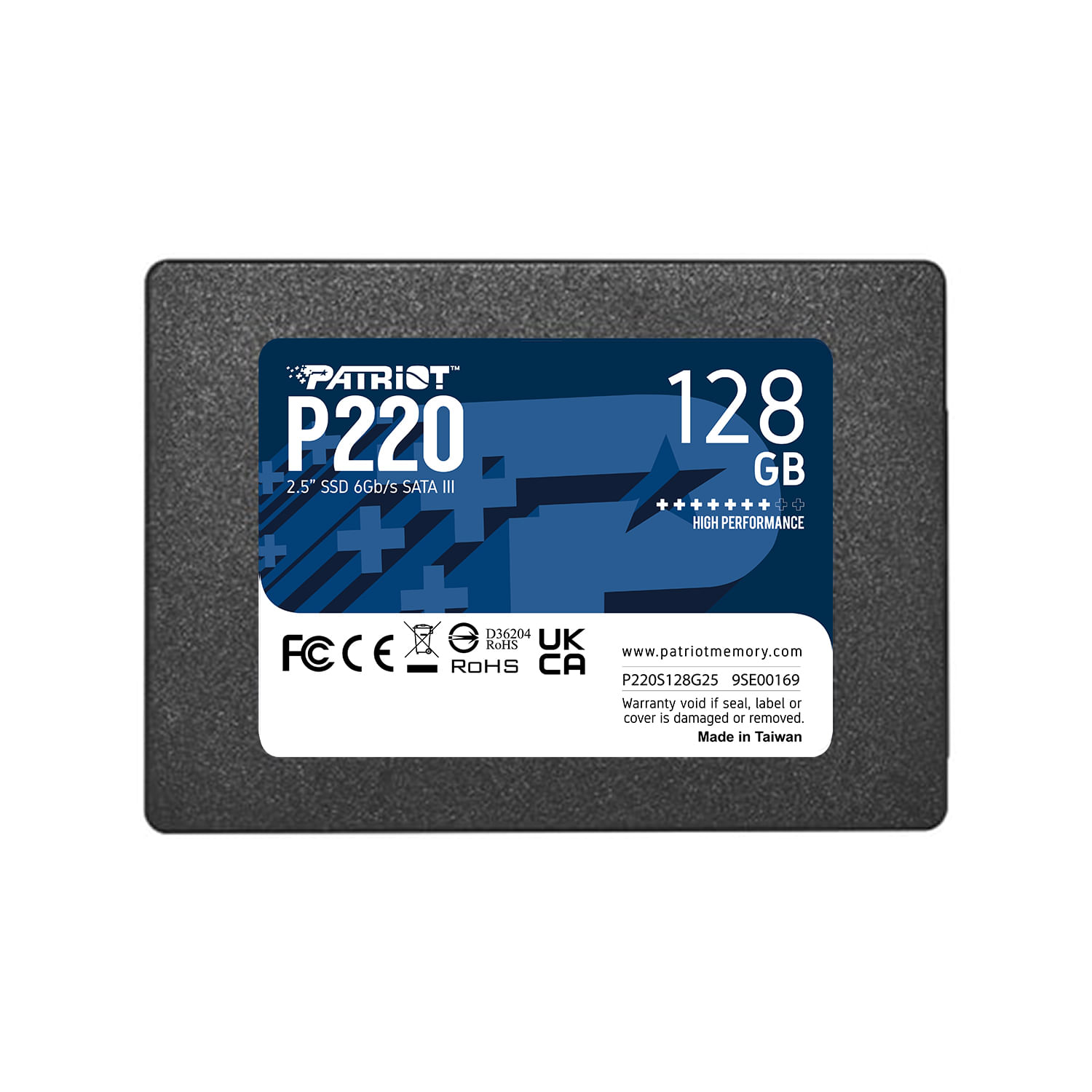 Patriot P220 Ssd 128Gb 2.5'' Sata 3 Read:550mb-write:480 Mb-s Patriot Memory P220 128GB 2.5" Serial ATA III