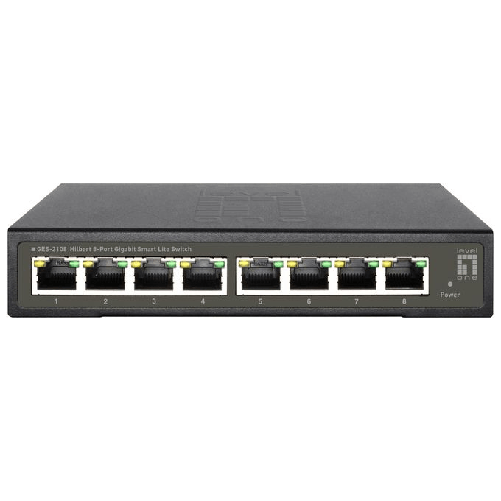 Level One LevelOne GES-2108 switch di rete Gestito L2 Gigabit Ethernet (10/100/1000) Nero