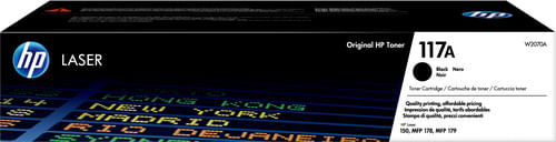 HP Cartuccia toner nero per stampante laser originale 117A