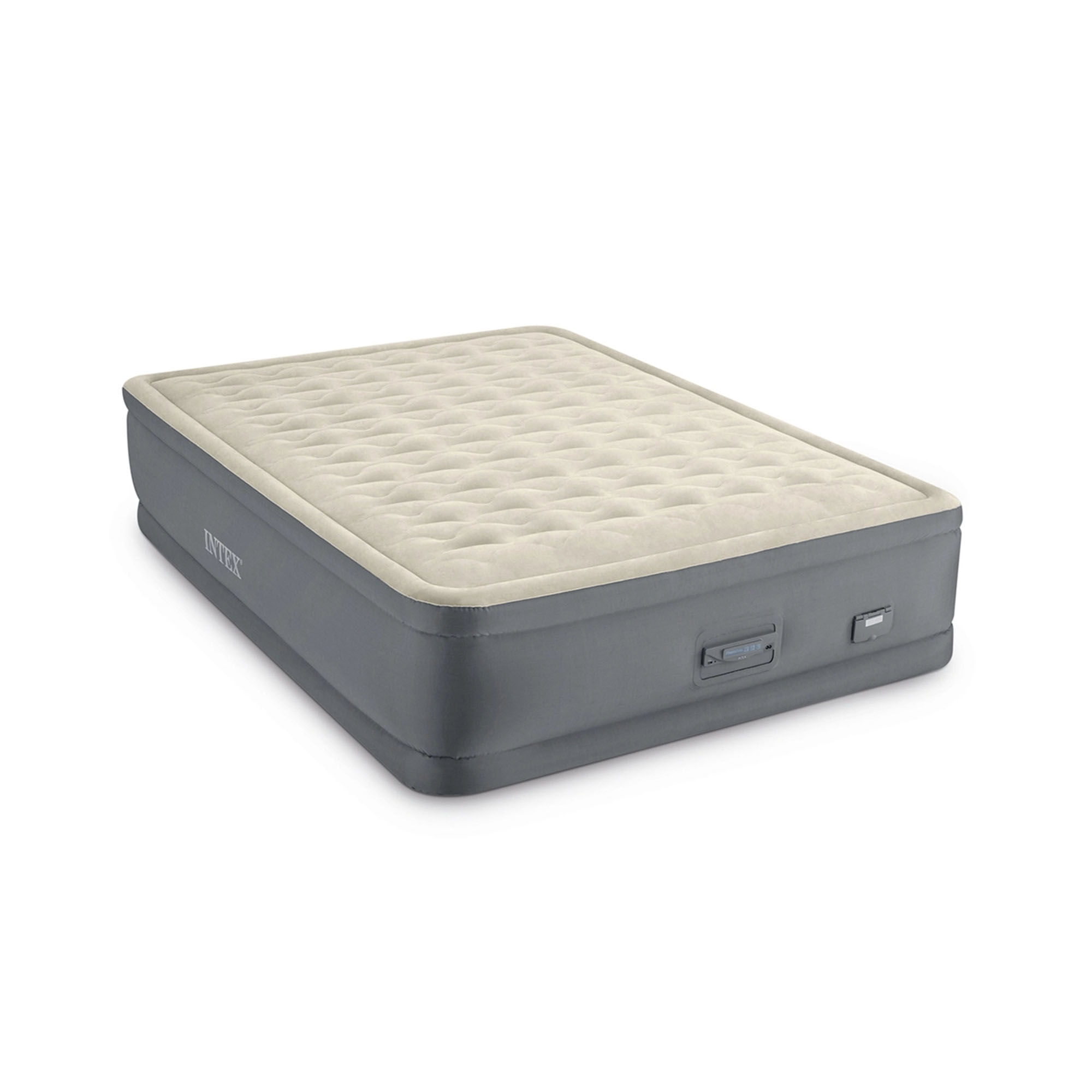 Intex DuraBeam PremAire II Doppio materasso Beige, Grigio