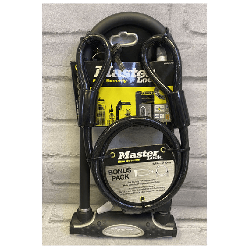 Masterlock MASTER LOCK 8285EURDPRO Nero 1200 mm Gancio a U MASTER LOCK 8285EURDPRO Nero 1200 mm Gancio a U