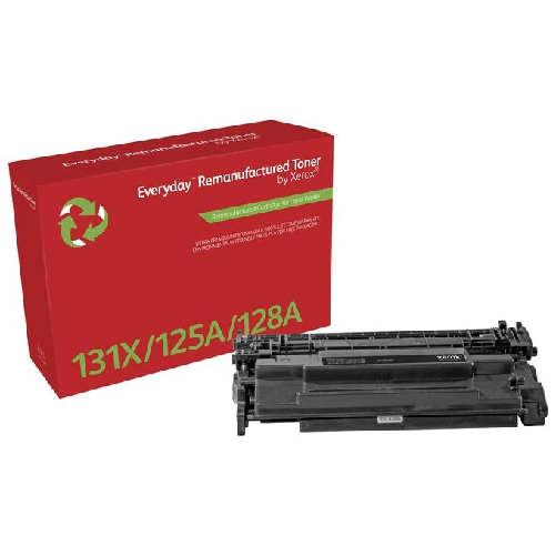 Yes Everyday Toner rigenerato Everyday di Xerox Nero compatibile con HP 131X (CF210X), Alta capacità Toner rigenerato Everyday di Xerox Nero compati