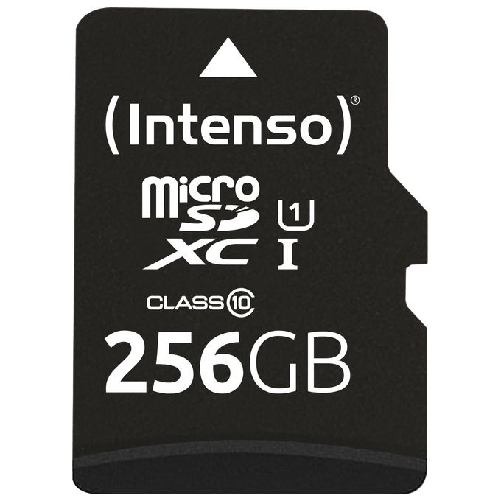 Intenso Memory Card Micro Sd 256Gb Uhs-I Premium Up To 90 Mb/S Intenso microSD Karte UHS-I Premium 256 GB Classe 10