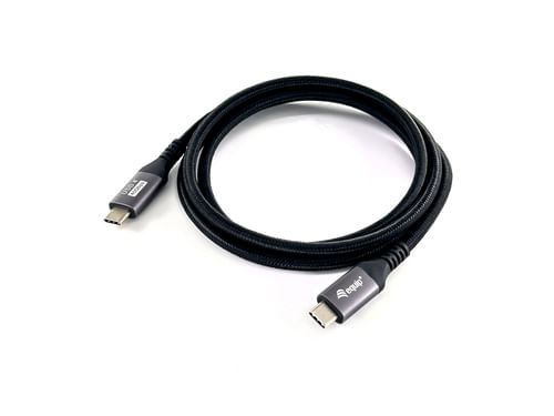 Equip 128381 Cavo USB 4 Gen 3 da C a C, M/M, 1,2 m, PD3.1 240W, 8K/60Hz, 40Gbps, nero