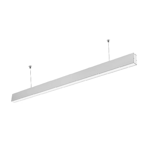 V-TAC PRO Plafoniera LED Chip Samsung a Sospensione 40W Lineare Colore Argento 4000K