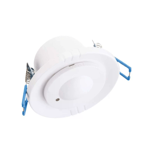 V-TAC Sensore di Movimento a Microonde 300W 360° Orientabile Montaggio a Incasso Colore Bianco