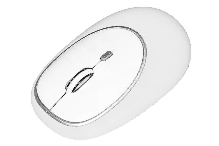 Mouse Gommato Wireless Colore Bianco