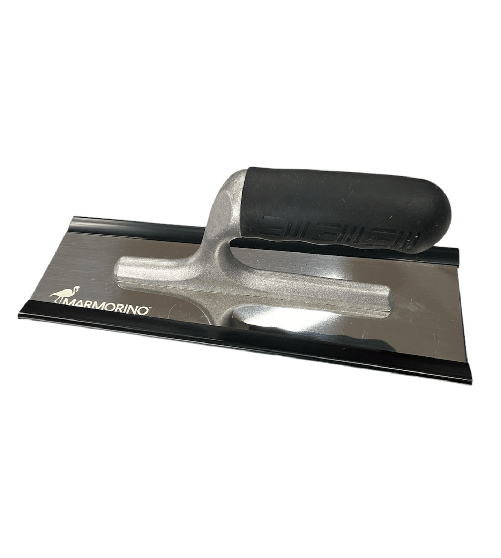 FRATTONE ACC.INOX 280*120 LUCID.TRAPEZIO. MANICO GOMMA