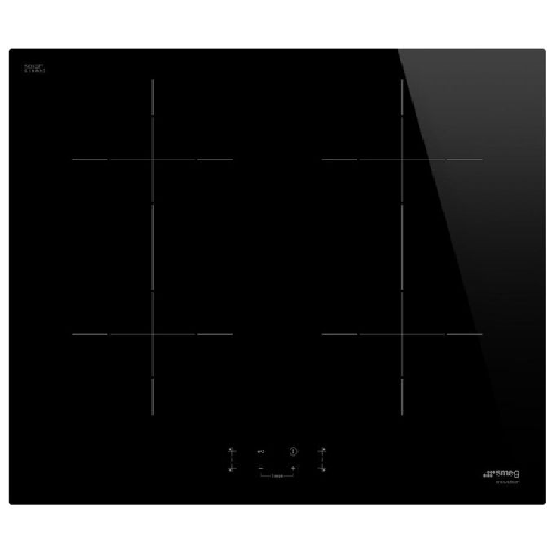Smeg Universal SIB2641D piano cottura Nero Da incasso 60 cm Piano cottura a induzione 4 Fornello(i)
