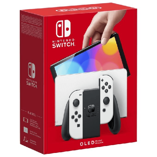 Nintendo Switch (modello Oled) Bianco, schermo 7 pollici