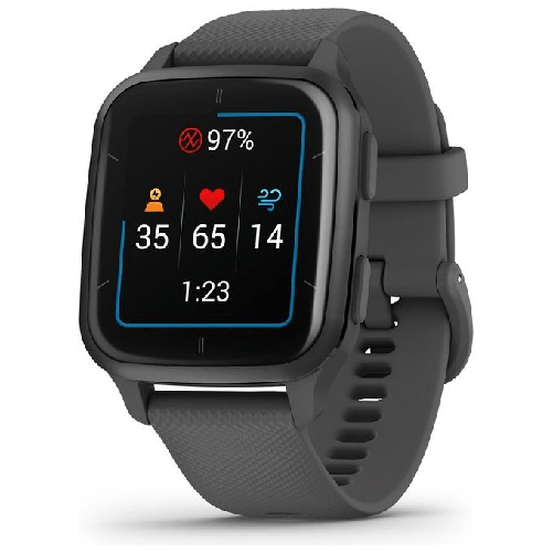 Garmin Venu Sq 2, Smartwatch, Display 1,4" AMOLED, GPS, Cardio, SpO2, 25+ App Sport & Fitness, Workout, Coach, Pay, Autonomia fino a 11 giorni (Slate