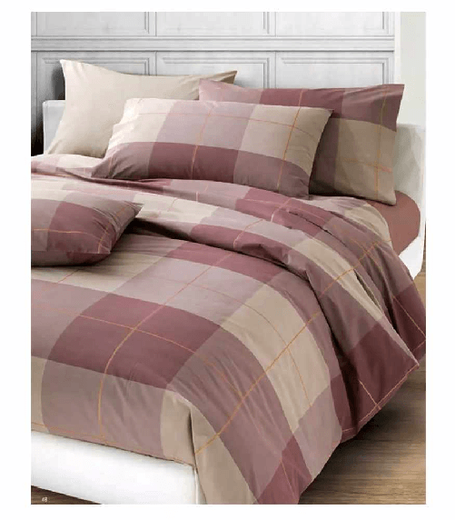 Gabel COMPLETO COPRIPIUMINO MATRIMONIALE COTONE SMITH COLORE VINACCIA