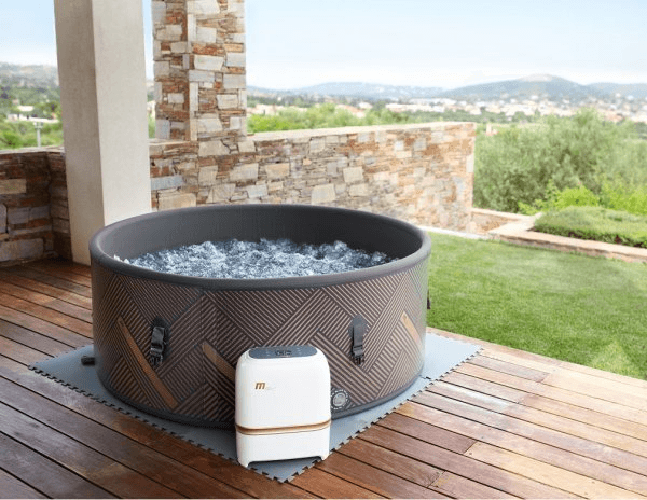 Minipiscina SPA idromassaggio gonfiabile da esterno o interno 193cm accessoriata Mspa Mono Whifi