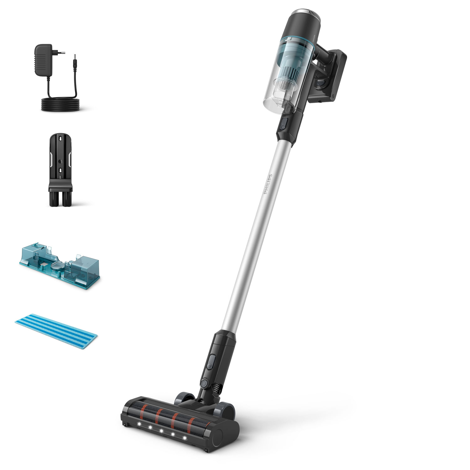 Philips Aspirapolvere Scopa Elettrica Batte Philips Xc3031/01 Con Lavapavimento Philips 3000 series Aqua XC3131/01 Aspirapolvere senza filo