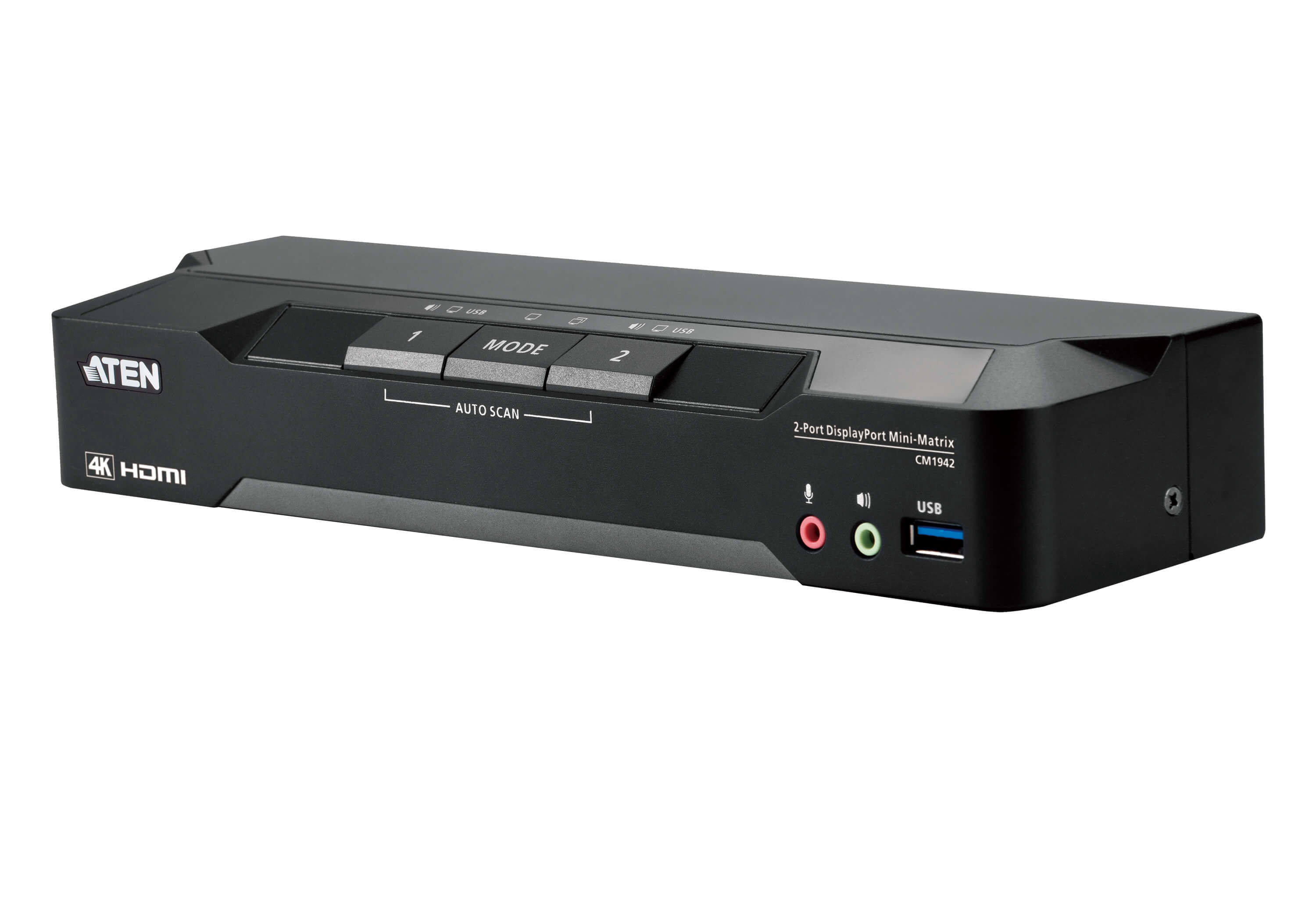 ATEN CM1942 switch per keyboard-video-mouse (kvm) Nero